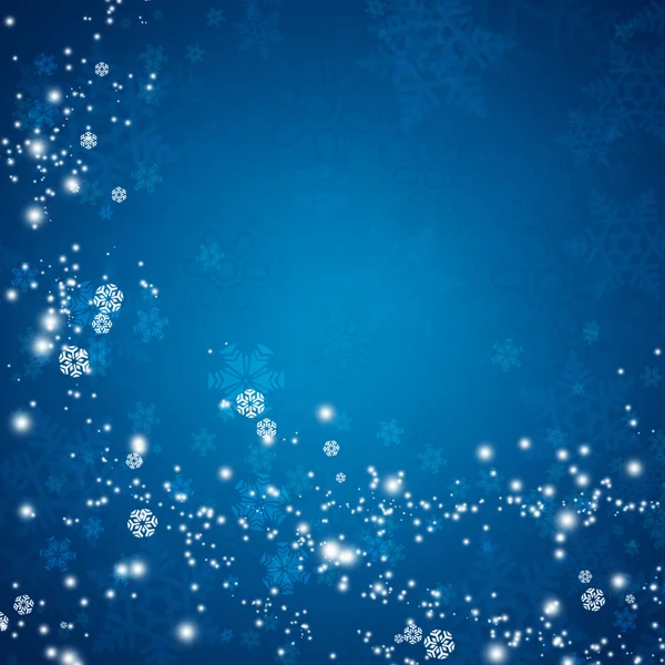 Abstract christmas background with snowflakes — Stock Photo, Image