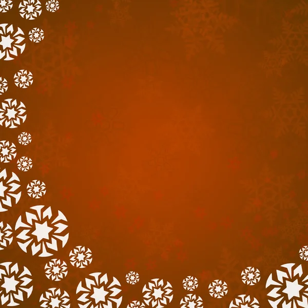 Abstract christmas background with snowflakes — Stock Photo, Image