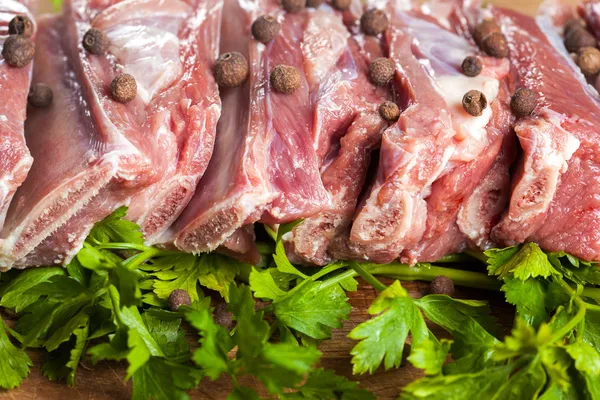 Raw pork ribs — Stock Photo, Image