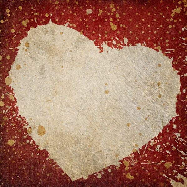 Grunge heart — Stock Photo, Image