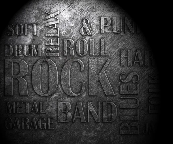 Manifesto rock grunge — Foto Stock