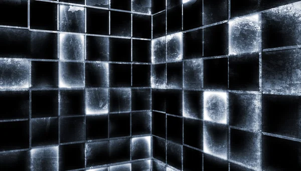 Абстрактний фон з яскравих гранжевих плиток — стокове фото