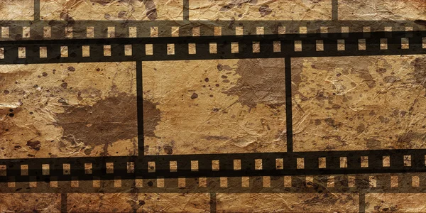 Абстрактный гранжевый фон с кинополосой — стоковое фото