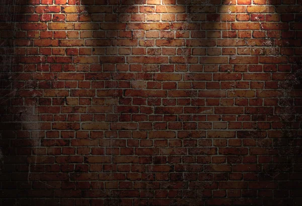 Illustration of red brick wall — Stock Photo, Image