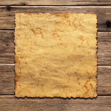 bir ahşap zemin üzerinde vintage kağıt