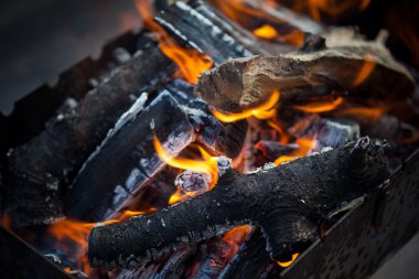 blazing fire