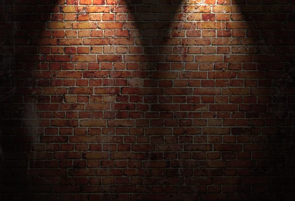 Illustration of red brick wall — Stock Photo, Image