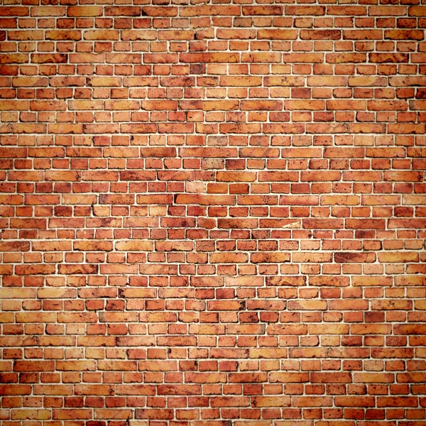 Ilustração de parede de tijolo vermelho — Fotografia de Stock