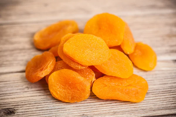 Heap of dried apricots close-up — Stock Photo, Image