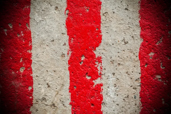 Κόκκινες και άσπρες γραμμές — Φωτογραφία Αρχείου