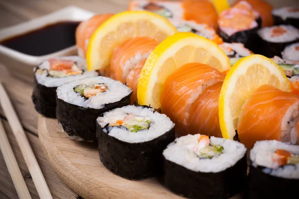 Maki Sushi Set — Stockfoto