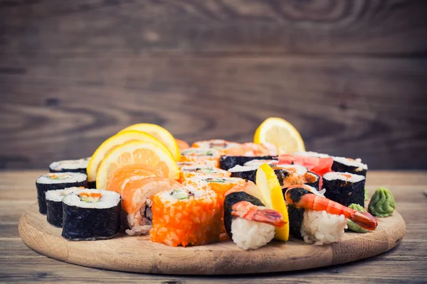 Conjunto de sushi Maki — Fotografia de Stock