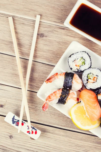 Maki-Sushi-Set — Stockfoto