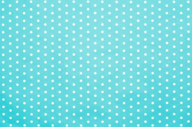 Mavi polka noktalı deseni