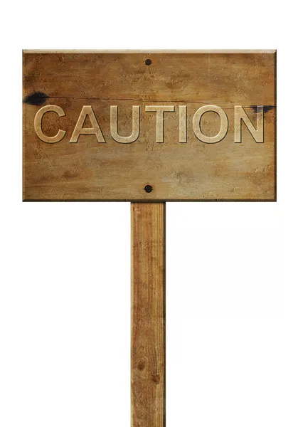 Old wooden signpost with text — Stock Photo, Image