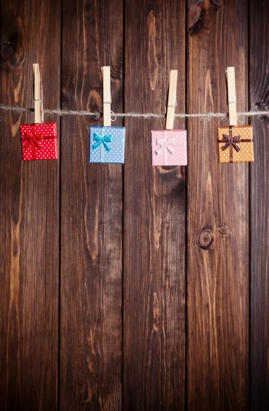 Gift boxes — Stock Photo, Image