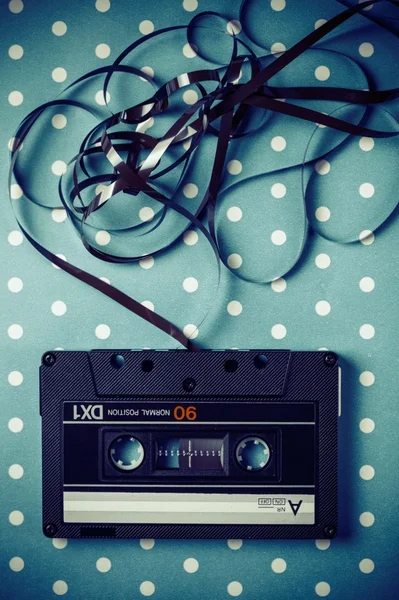 Audio tape cassette — Stock Photo, Image