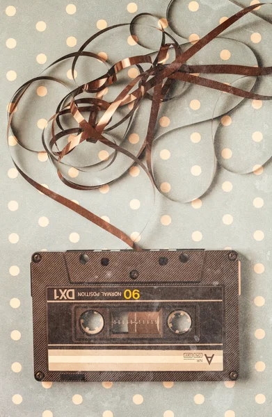 Audio tape cassette — Stock Photo, Image