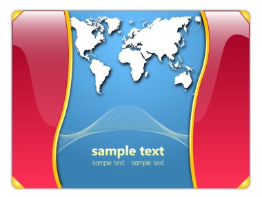 arka plan vektör dünya