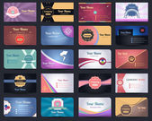 20 premium Business Card tervezés vektor Set - 03