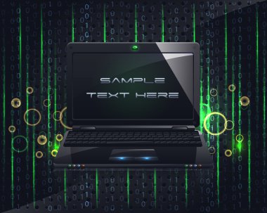 Internet ağ Tema arka plan vektör tasarımı