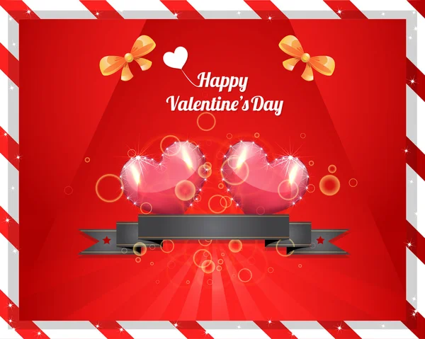 Día de San Valentín vector de fondo — Vector de stock