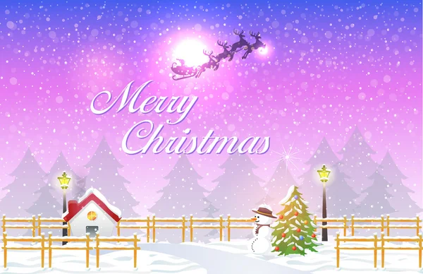 Merry Christmas Vector Background — Stock Vector