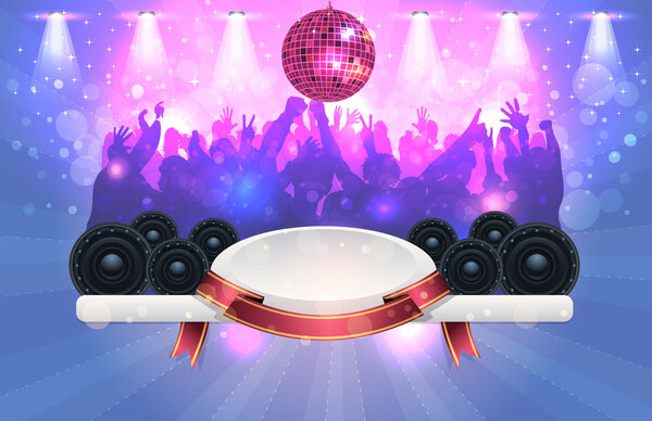 Party Background Vector Design