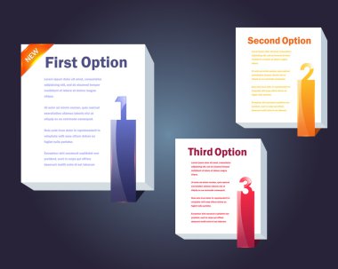 soyut numaralı ataç vektör