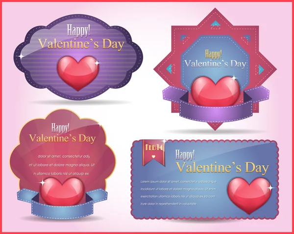 Valentine dag achtergrond vector — Stockvector