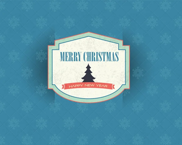 Merry Christmas Vector Design — Stock Vector