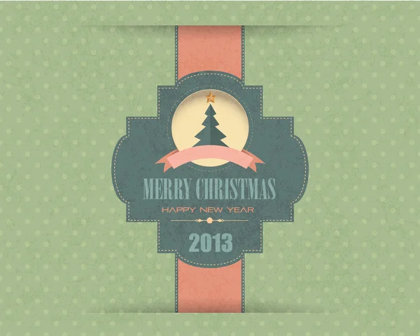 Merry Christmas Vector Design — Stock Vector