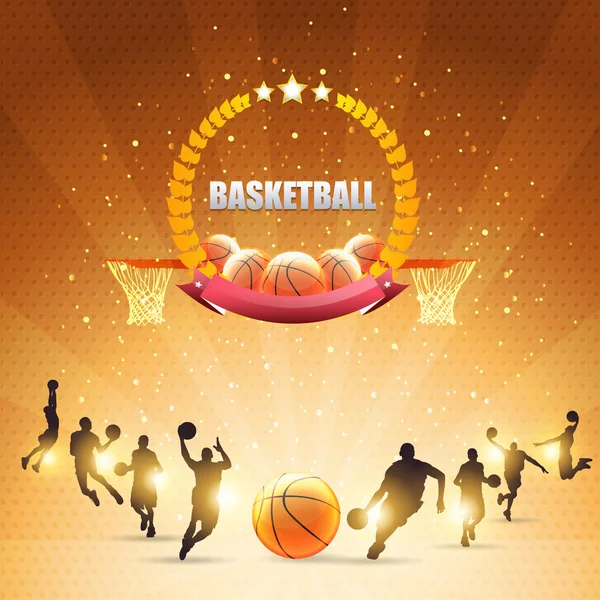 Basketball-Vektor-Design — Stockvektor