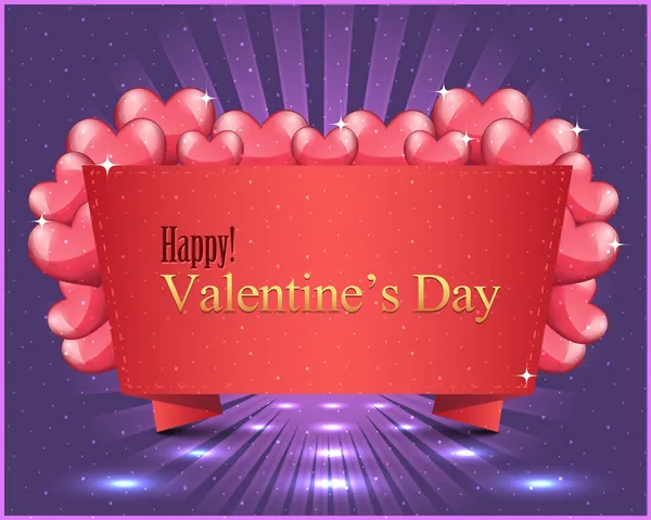 Valentine dag achtergrond vector — Stockvector