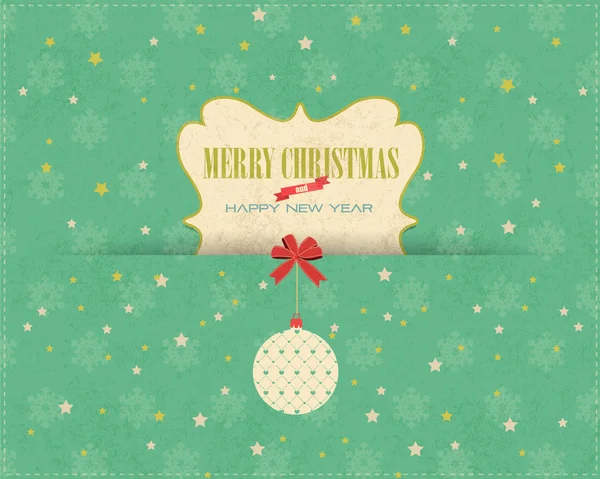 Merry Christmas Vector Design — Stock Vector