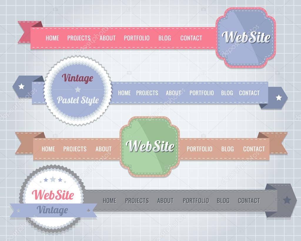 Web Elements Header Navigation 14940867 - WDRFree Vector illustration of Web Elements Header Navigation 14940867
