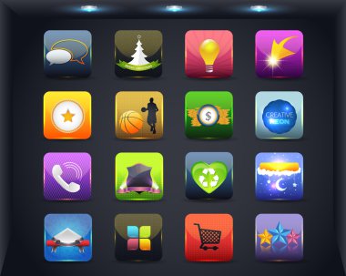 Apps simge vektör tasarımı