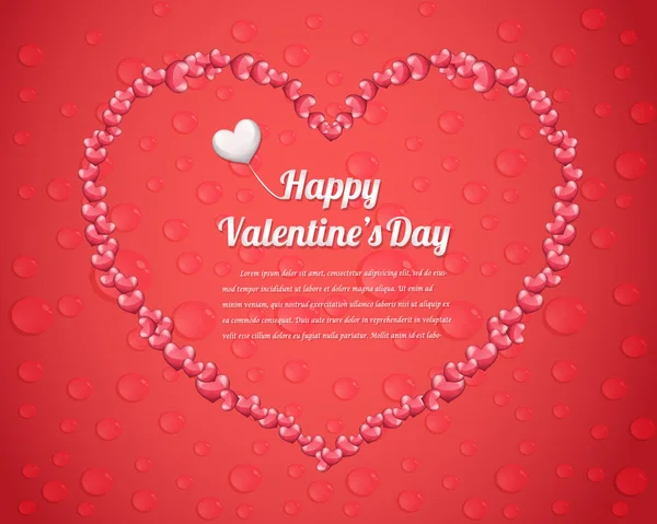 Vecteur de fond Saint Valentin — Image vectorielle