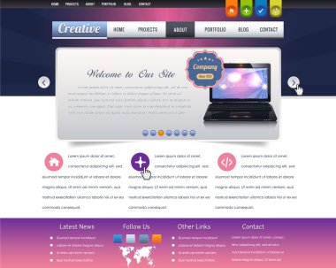 İş Tema Web tasarım vektör öğeleri
