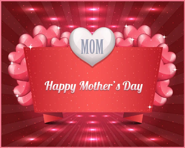 mutlu anneler günü vektör tasarımı