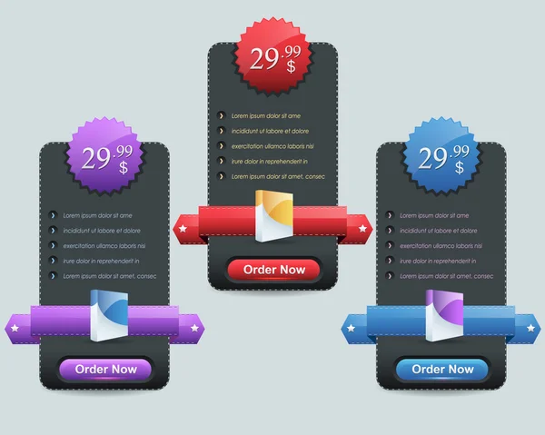 Web banner sjabloonontwerp vector — Stockvector