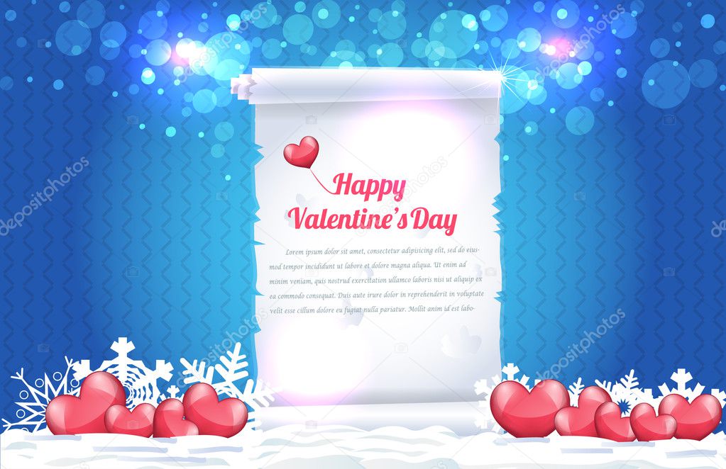 Valentine Day Textable background vector