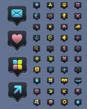 02 koyu vector Icon set