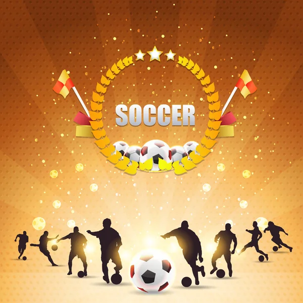 futbol parlak arka plan