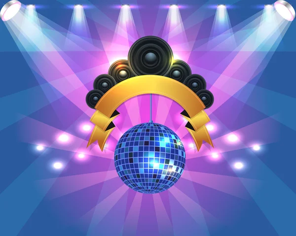 Dance Party Banner Background Flyer Templates Design — Stock Vector