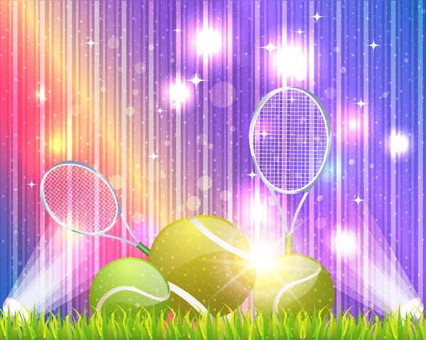 Tennis themaontwerp vector — Stockvector