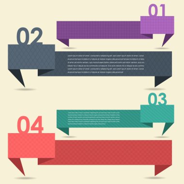 Vektör Arkaplan Numarası Seçenekleri Pankartı