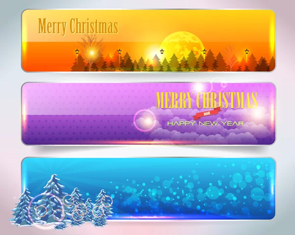 Kerst banner — Stockvector