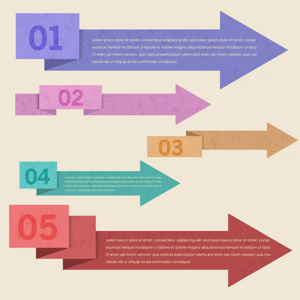 Options de numéro de fond vectoriel Bannière et carte — Image vectorielle