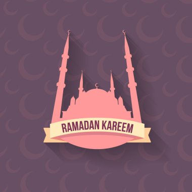 Ramadan Kareem - Islamic Holy Nights Theme Vector Design - 